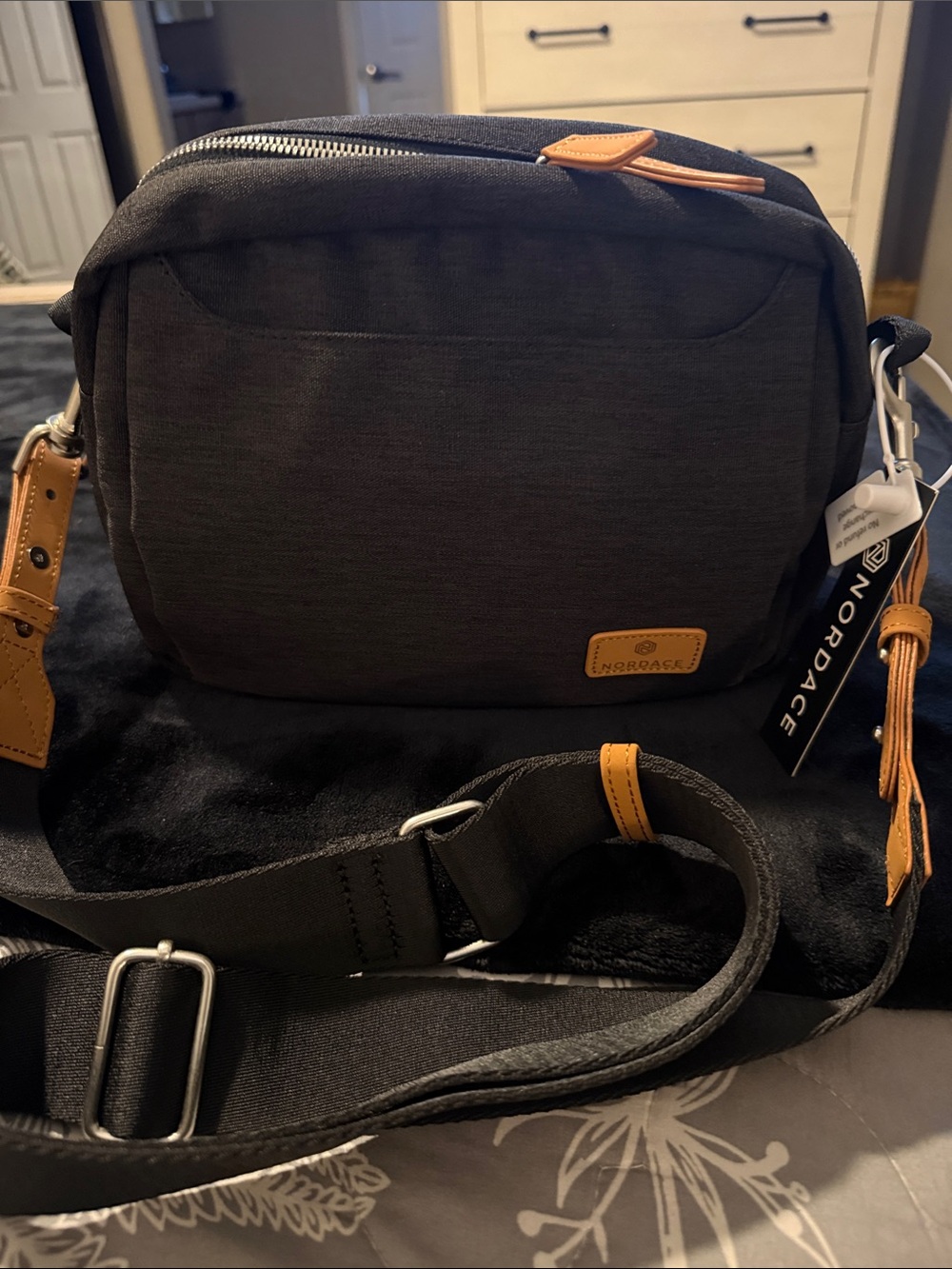 Nordace Sienna Crossbody Bag with Tan Accents